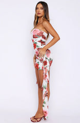Valentine Muse Strapless Mini Dress Heirloom Bloom