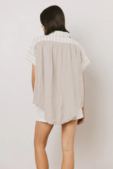 Easton Mixed Media Blouse