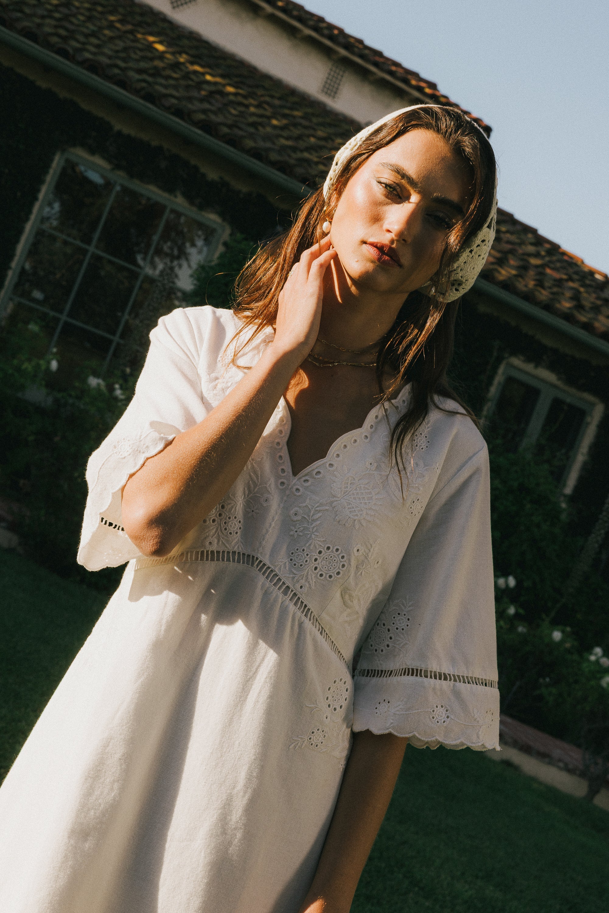 Paulina Embroidered Maxi Dress
