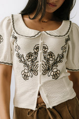 Jamie Embroidered Top
