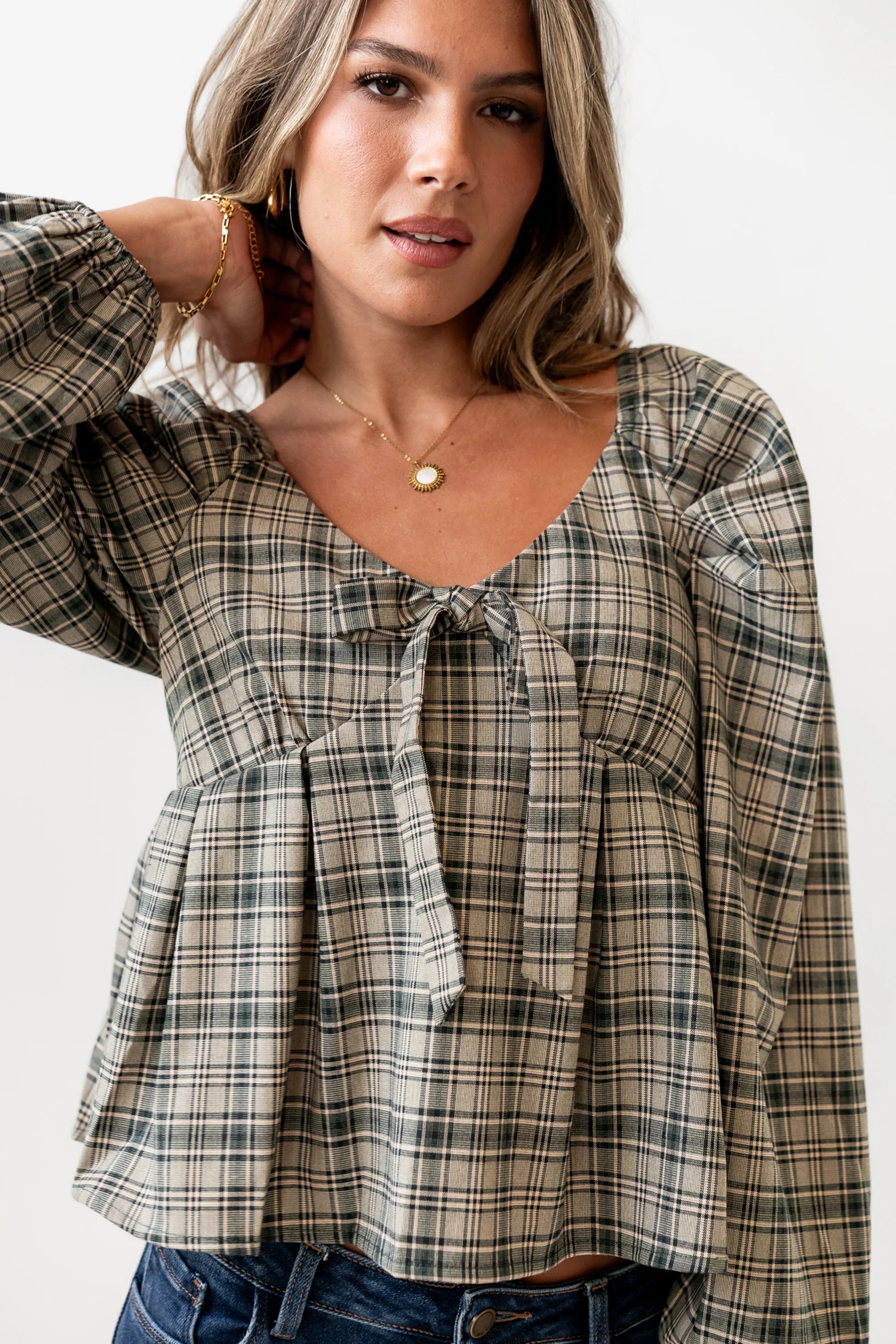 Smith Plaid Blouse